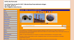 Desktop Screenshot of entec-deutschland.com